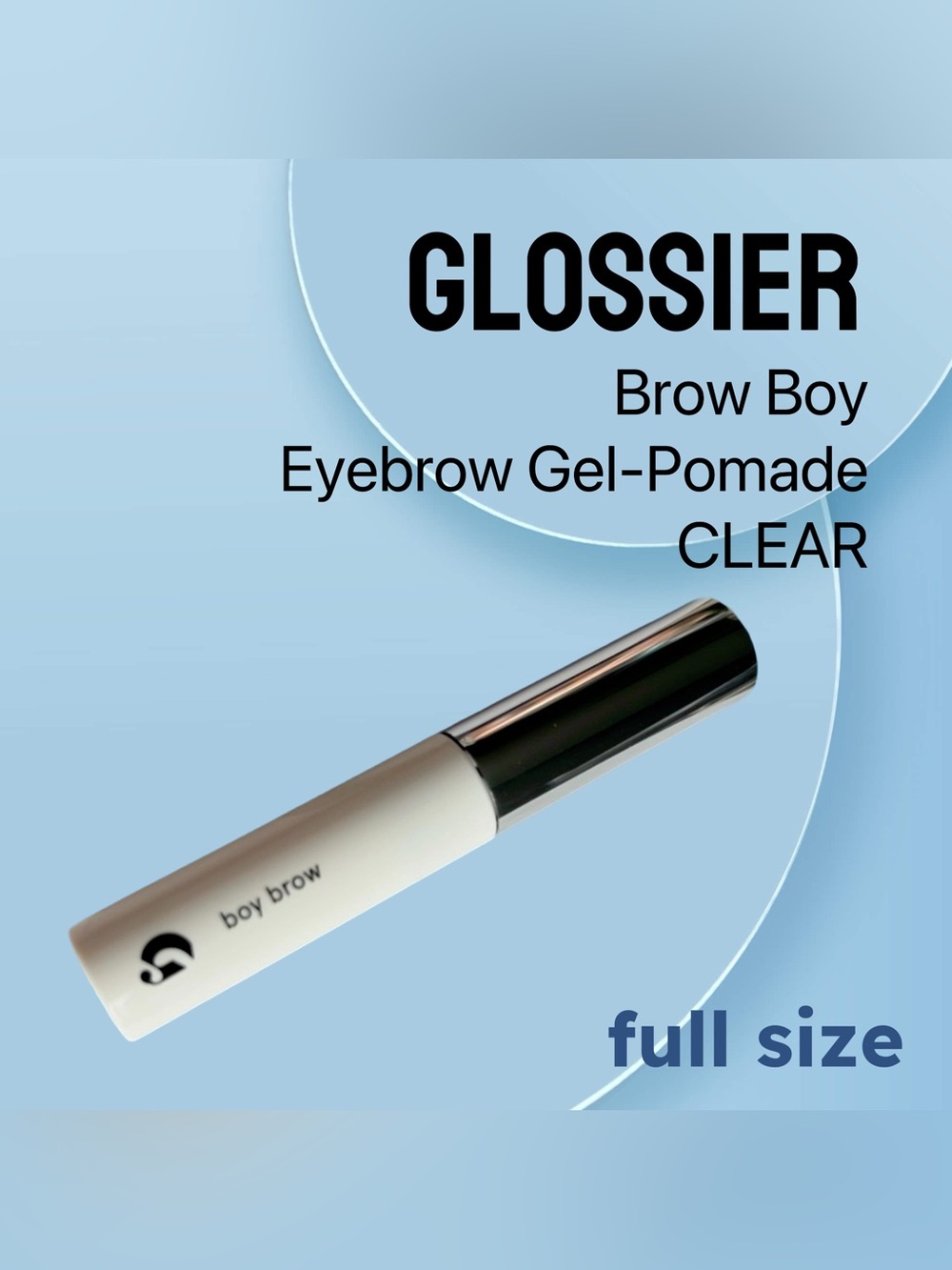 🇺🇸🆕NWOB GLOSSIER |FULL| CLEAR Brow Boy Eyebrow Volumizing Gel-Pomade